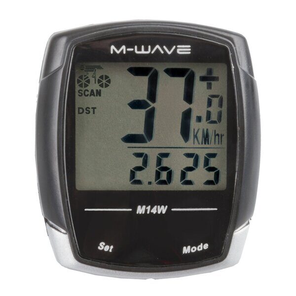 Велокомпьютер беспроводной M-WAVE, 14 functions