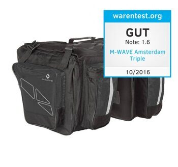 Сумка на багажник с рюкзаком "M-WAVE 3ple Traveller", size 34 x 32 x17 cm,