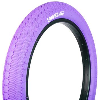 Покрышка 20" HIVE 2.4" LP TIRE, "SUPER STICK RUBBER",LAVENDER,